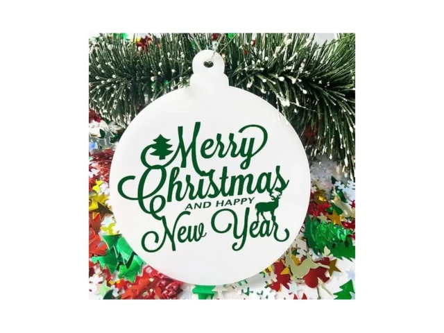 20pcs 3 Inch Blank Acrylic Christmas Ornaments 2025… Code