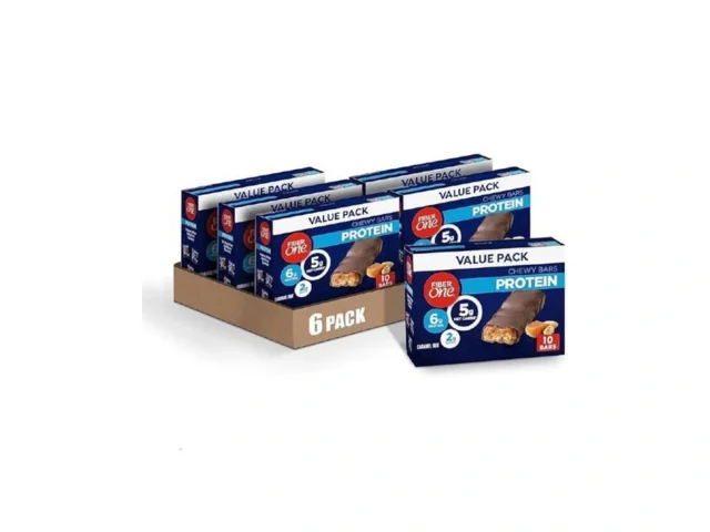 Fiber One Chewy Protein Bars Caramel Nut Value Pack…