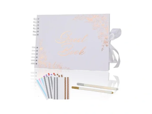 Wedding Guest Book With Ribbon Close For Wedding… Code
