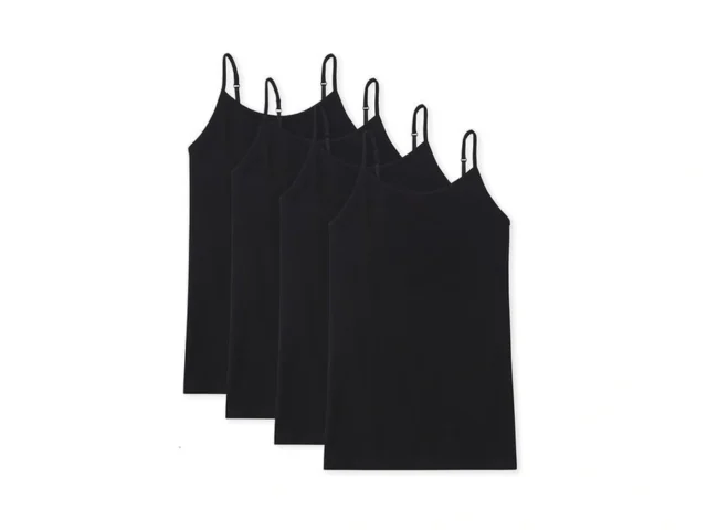 The Children S Place Girls 4 Pack Basic Cami Black… Coupon