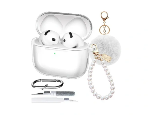 5 In 1 Kit Clear For Airpods 4th Case Cover… Code