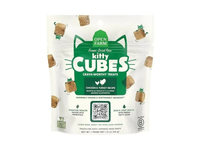 Open Farm Kitty Cubes Freeze Dried Raw Cat Treats… Coupon