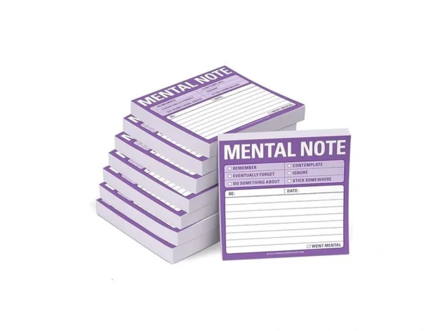 8-pack Knock Knock Mental Note Sticky Notes To Do… Coupon