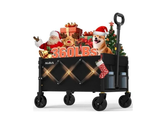 Aomia Collapsible Foldable Wagon With Wheels Heavy… Code