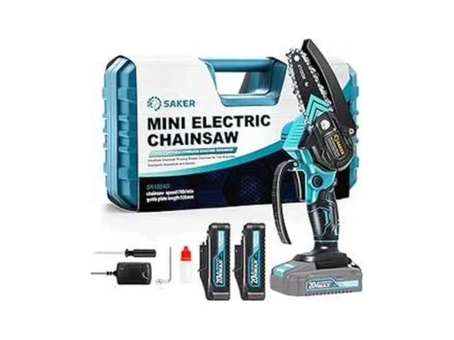 Saker Mini Chainsaw Portable Electric Chainsaws… Code