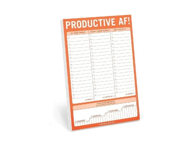 1-count Knock Knock Productive Af Pad Funny Office… Coupon