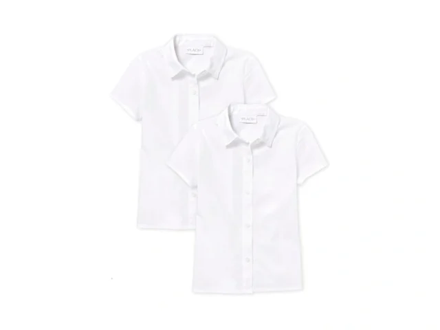 The Children S Place Girls Short Sleeve Poplin… Coupon