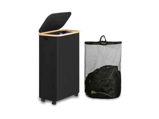 Iegrow 75l Slim Laundry Hamper With Wheels Clothes… Code