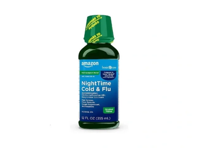 Amazon Basic Care Nighttime Cold And Flu Medicine… Coupon