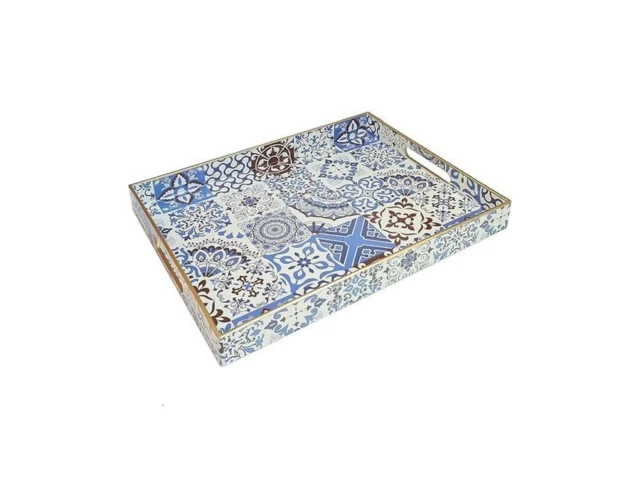 Spsyrine Decorative Serving Tray With Handles… Code