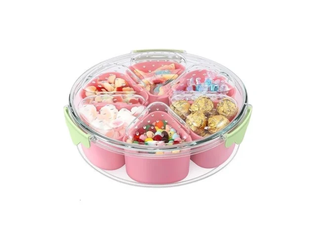 Guzon Strawberry-shaped Divided Serving Tray With… Code