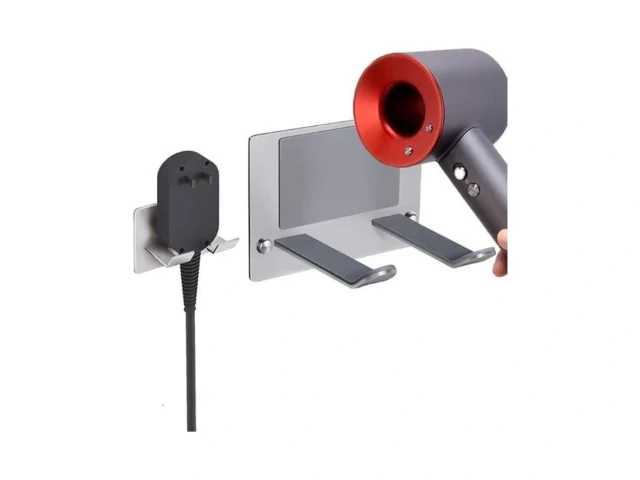 Xigoo Self Adhesive Hair Dryer Holder Wall Mounted… Code