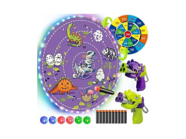 Dinosaur 2-in-1 29 Large Led Dart Board With 6… Code