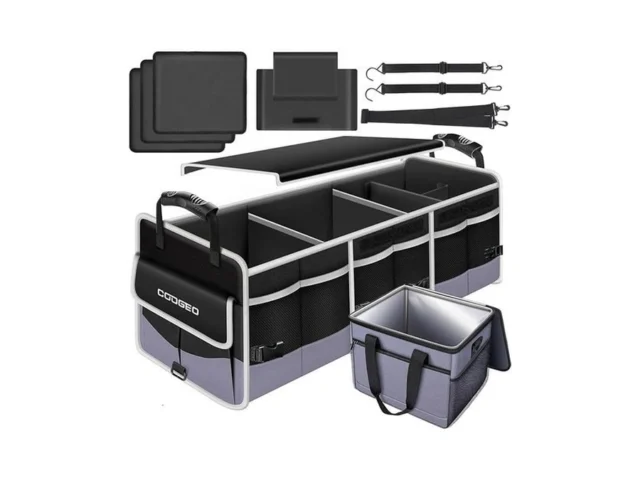 Car Trunk Organizer With Portable Leak Proof Cooler… Code