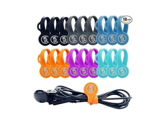 Sunficon 18 Pack Magnetic Cable Clips Cable… Code