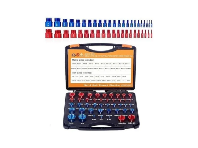 44pcs Nut And Bolt Thread Checker Thread Checker… Coupon
