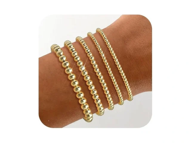 Wowshow Gold Bracelets For Women Beaded Bracelet… Code