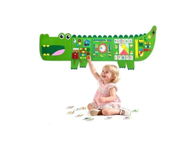 Rivibou Crocodile Foldable Activities Montessori… Code