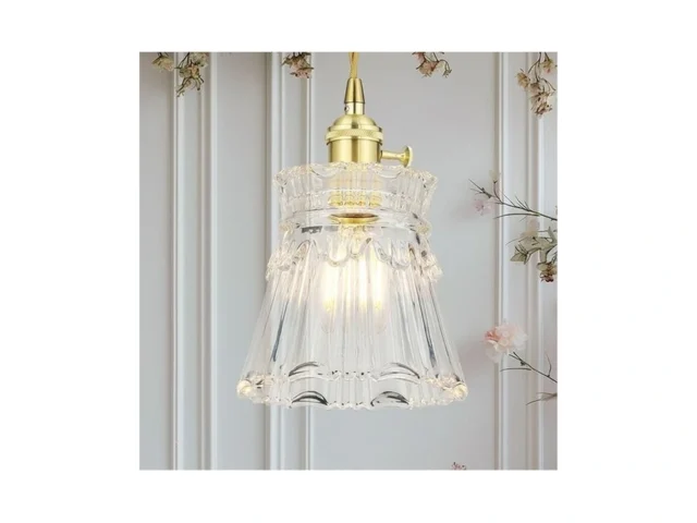 Geovancy Vintage Pendant Light – Gold Hanging Lamp… Code