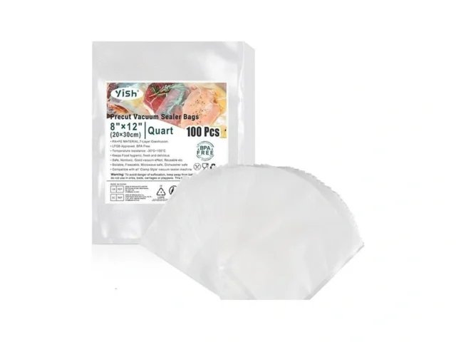 Vacuum Sealer Bags 100 Quart 8 12 Precut Bags For… Code