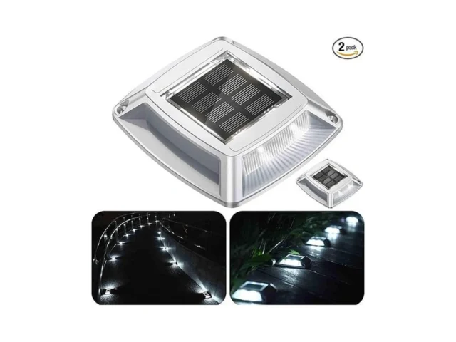 Sunflickt Solar Driveway Lights 2-pack – 4 Led Ip68… Code