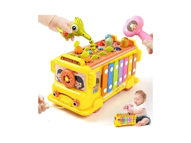 Busy Activity School Bus Toy For Toddlers Age 3… Code