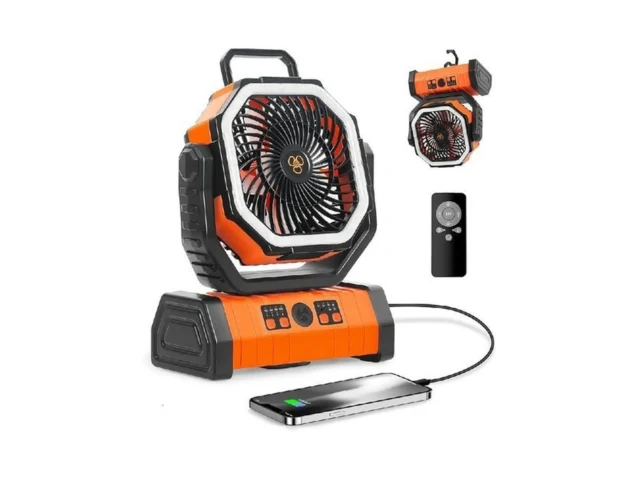 Outtply 20000mah Camping Fan – Rechargeable Battery… Code