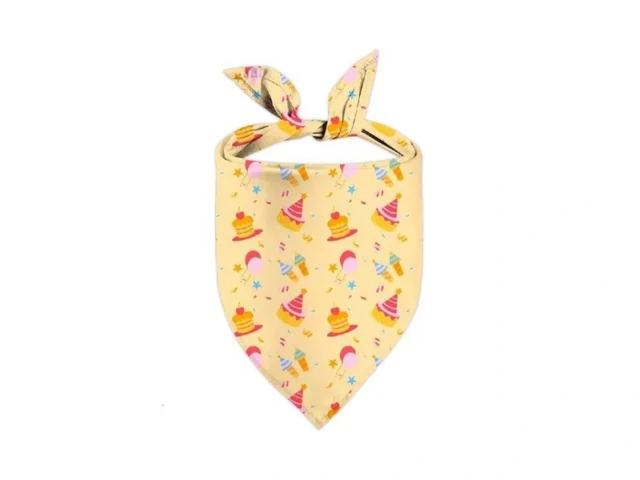Birthday Dog Bandanas Double Side Reversible Large… Code