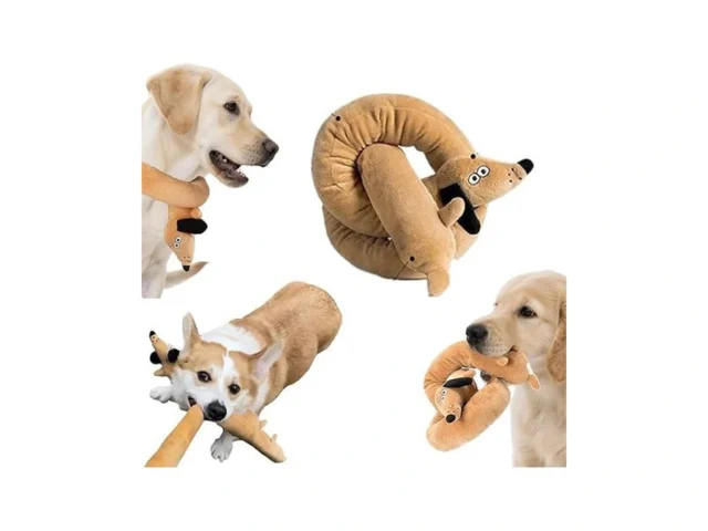 Okullysh Soft Tan Squeaky Dog Toys For Small Dogs… Code