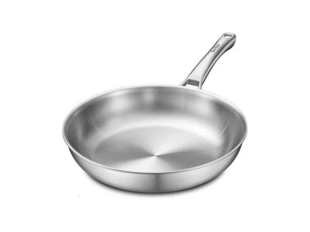 Vocvoi 12 Inch Tri-ply Stainless Steel Pan Pfoa… Code