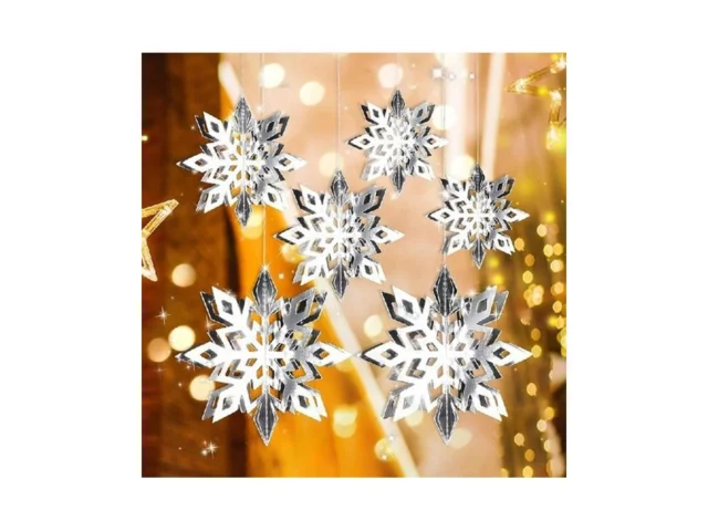 Christmas Decorations Set 3d Paper Snowflake… Code