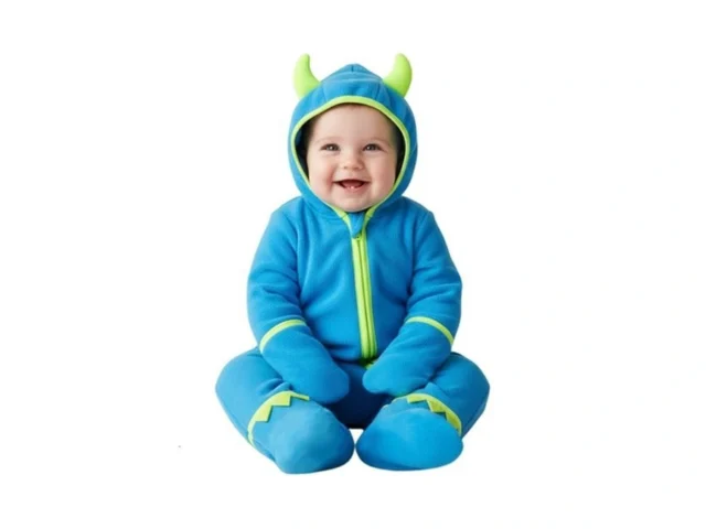 Patpat Fleece Baby Hooded Footed Romper Clothes… Code