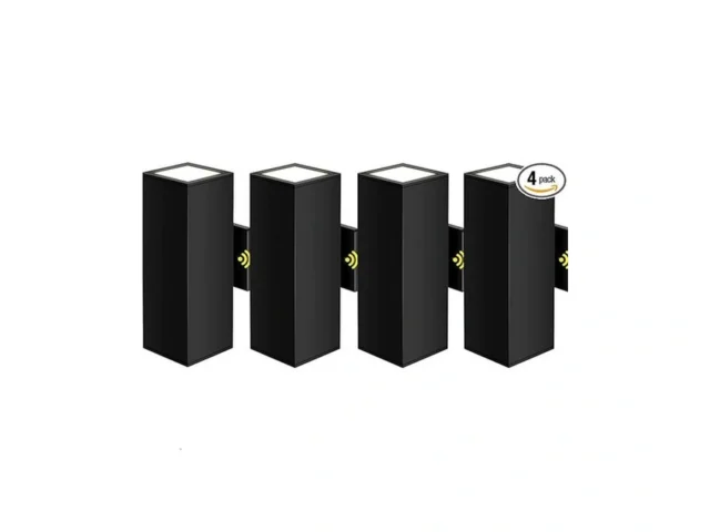 Tesjaso 4 Pack Outdoor Wall Light Fixtures Dusk To… Code