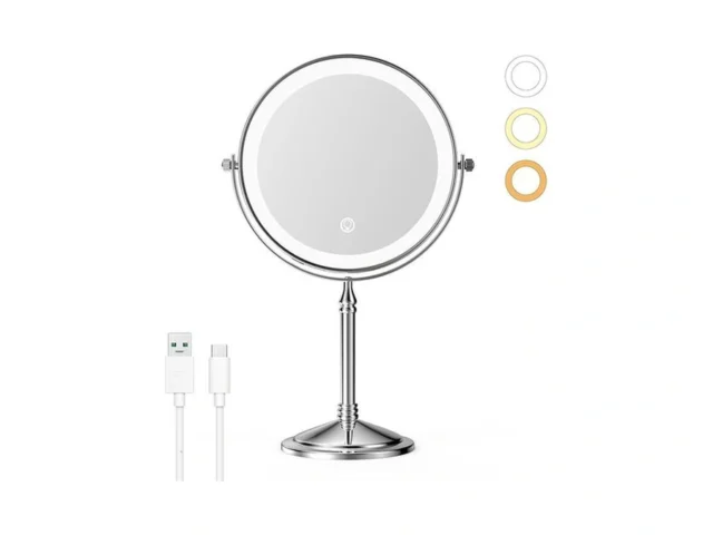 Nicesail Desk Mirror With Light 1x 10x Magnifying… Code