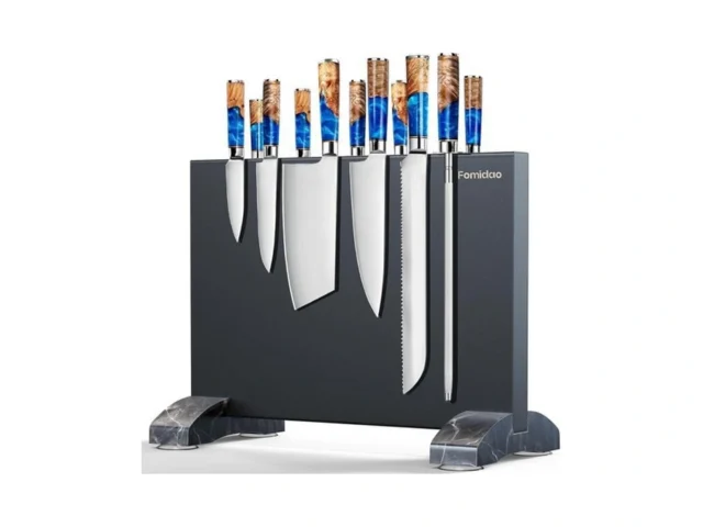 Fomidao Magnetic Knife Holder Block Black Magnetic… Code