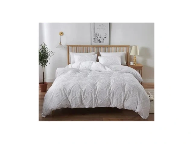 Morromorn 5 Pcs Boho Bedding Sets White Duvet Cover…