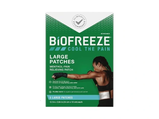 Biofreeze Large Pain Relief Patches Menthol Pain… Coupon