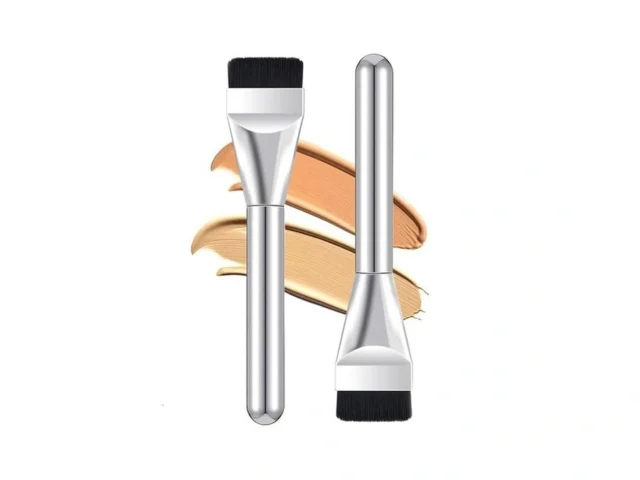 Nretru 2pcs Flat Foundation Brush Make Up Brush Set… Code