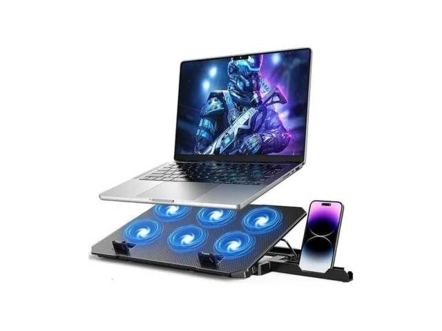 Laptop Cooling Pad Laptop Cooler 6 Quiet Fans For… Coupon