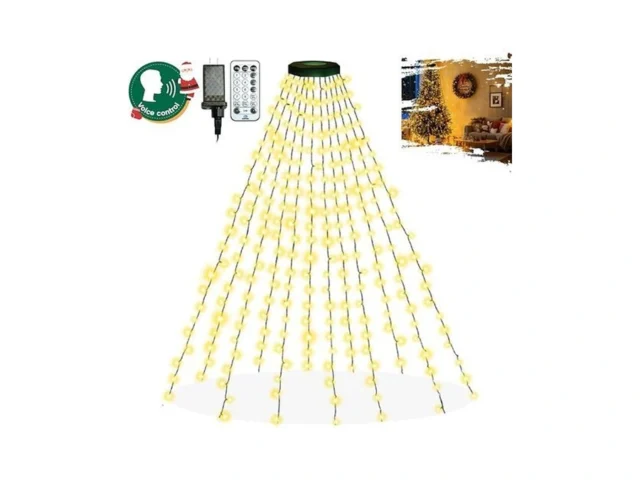 2025 New Christmas Tree Lights Indoor With Voice… Code