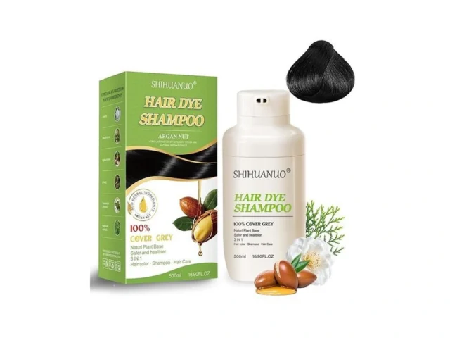 Hair Dye Shampoo 3 In 1 For Gray Hair Coverage… Code