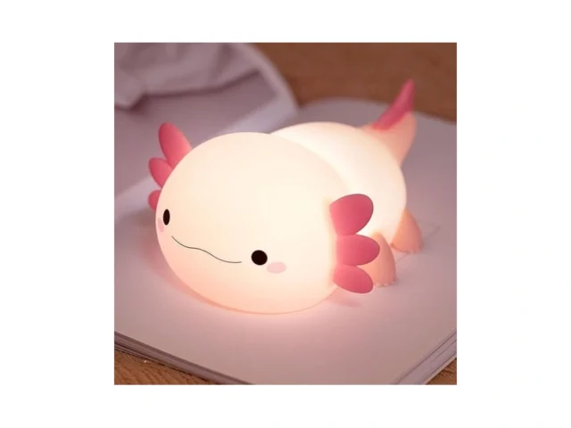 Axolotl Night Light For Kids Cute Axolotl Lamp… Code