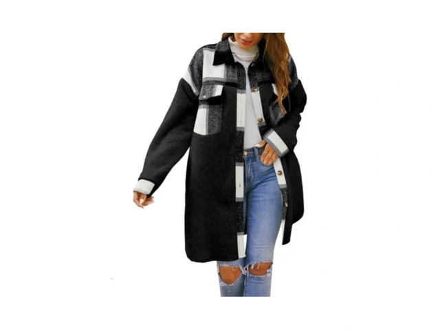 Fshaoes Womens Winter Coats Fuzzy Fleece Jacket… Code