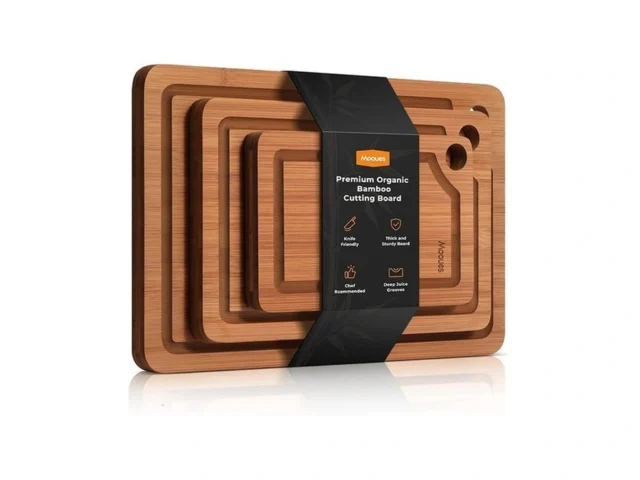 Bamboo Cutting Board For Kitchen Knife-friendly… Code