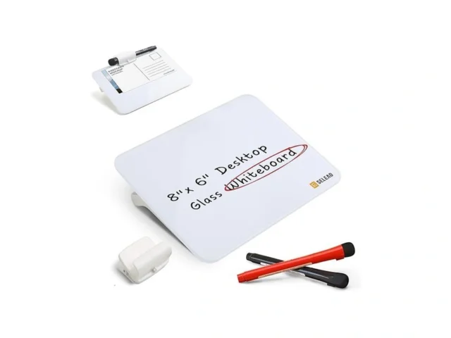 Selead Small Dry Erase White Board – 8 X6 Desktop… Code