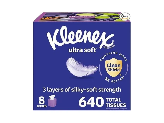Kleenex Ultra Soft Facial Tissues 8 Cube Boxes 80… Coupon