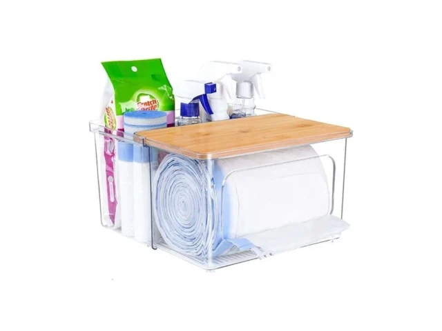 Icasa Trash Bag Dispenser Under Sink Organizer – 2… Coupon