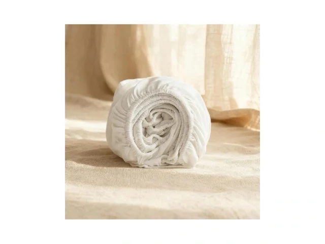 Faluca Linen Cotton Blend Fitted Sheet – 16 Deep… Code