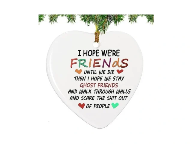 Yxotjhs Friends Christmas Ornaments 2025 Friendship… Code