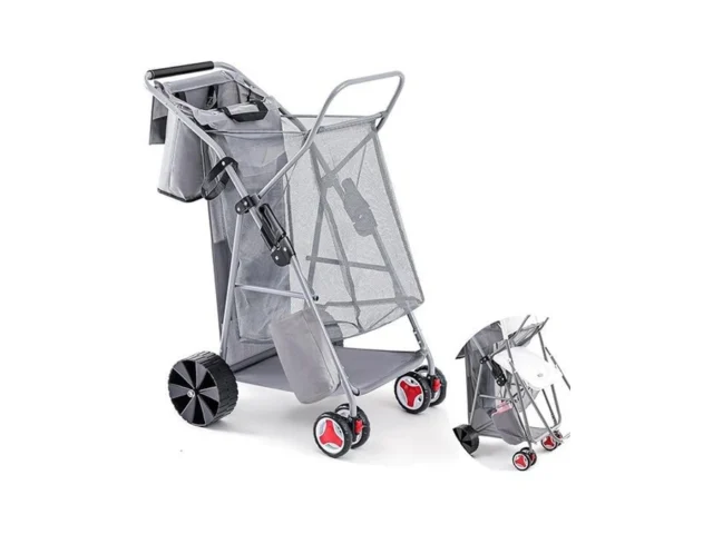 Doublefill Beach Cart With Big Wheels For Sand… Code